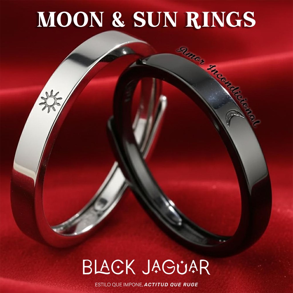 Moon & Sun - Anillos de Pareja