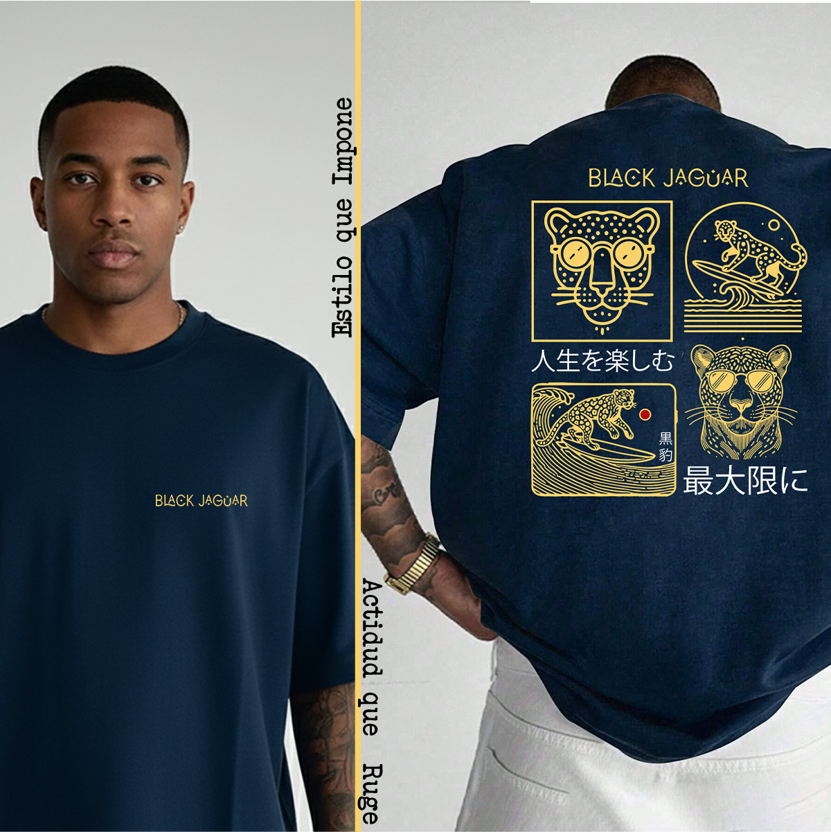 Camiseta Black Jaguar Original - Nipón