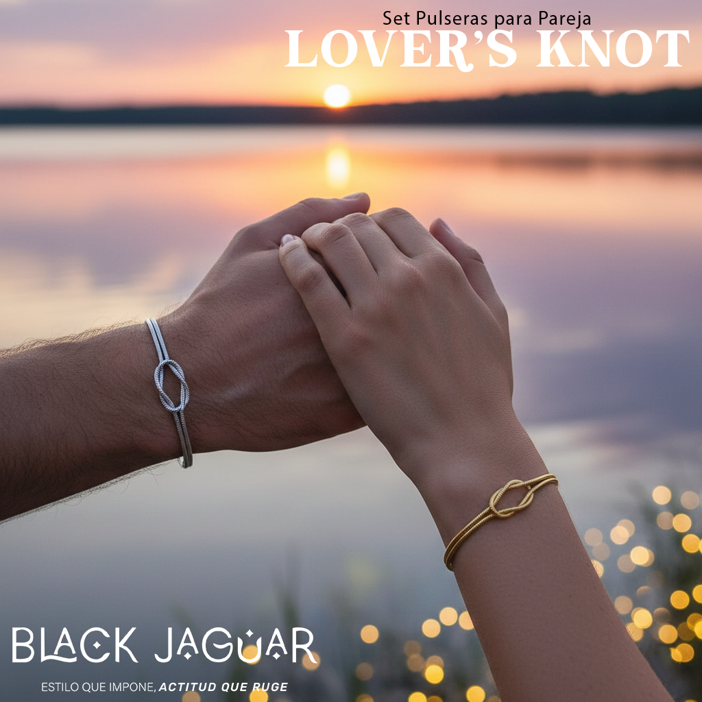 Set de Pulseras para Pareja - "LOVER'S KNOT"