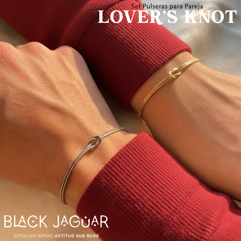 Set de Pulseras para Pareja - "LOVER'S KNOT"