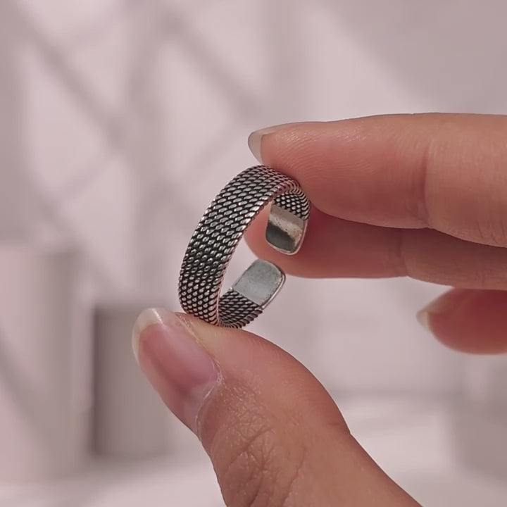 Anillo Ajustable Trenzado