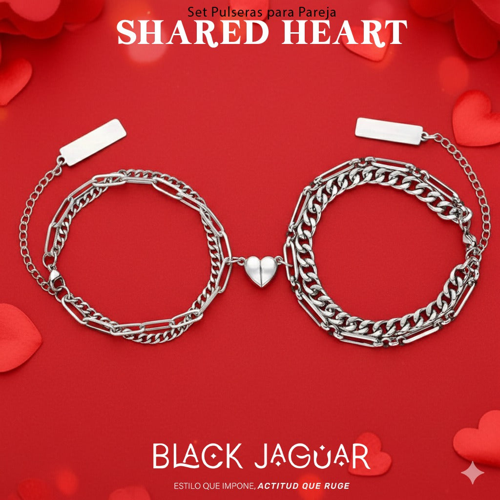 Set Pulseras "Shared Heart"